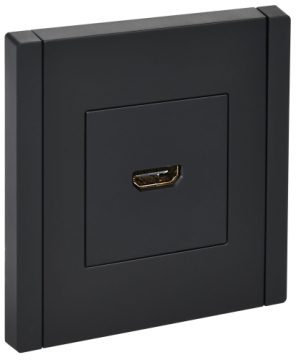 Розетка HDMI IEK FORTE&PIANO FP140 (черный) FP-H10-K02
