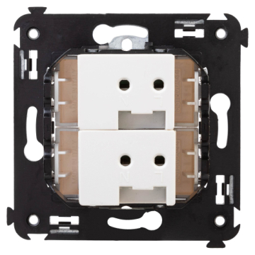 USB зарядное устройство DKC Avanti в стену (Белое облако) 2.1А 4400543