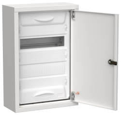 Щит металлический навесной IEK TITAN 5 ЩРн-24 (2х12) 460х310х140 IP31 белый TI5-50-N-024-31