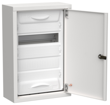 Щит металлический навесной IEK TITAN 5 ЩРн-24 (2х12) 460х310х140 IP31 белый TI5-50-N-024-31