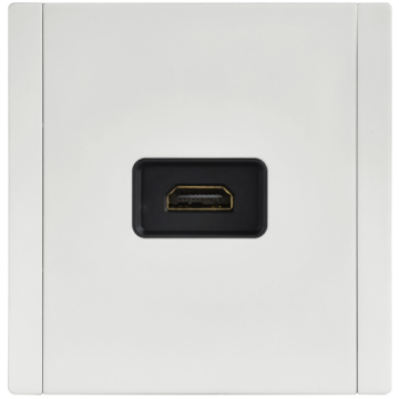 Розетка HDMI IEK FORTE&PIANO FP240M (металл белый) FP-H10-M-K01