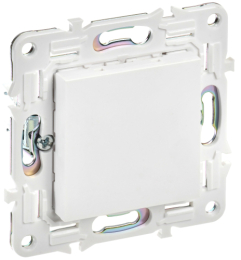 Заглушка с суппортом IEK SKANDY SK-C01W (арктический белый) SK-PL10-K01