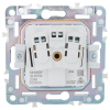 Розетка с крышкой 16А IP44 IEK SKANDY SK-R11Sh (шампань) SK-R16-16-44-K37