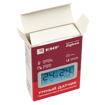 Умный датчик температуры и влажности с экраном EKF Connect Zigbee  is-th-zb