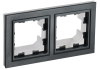 Рамка 2-м BRITE Черный IP44 РУ-2-БрЧ-44 BR-M22-44-K02