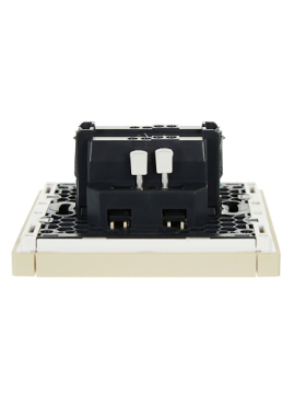 Выключатель 1-кл проходной FORTE&PIANO 10А FP403 (ваниль) FP-V12-0-10-1-K10