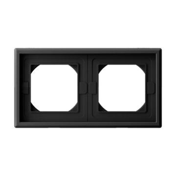 Рамка двухместная влагозащищенная IP 44 ArtGallery (карбон) GAL441002