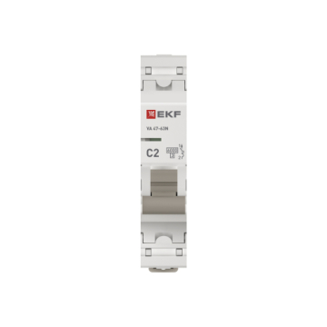 Автоматический выключатель EKF PROXIMA ВА 47-63N 1Р 2А 6кА (х-ка C) M636102C