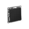 Systeme Electric AtlasDesign Карбон Выключатель 1-клавишный 2-полюсный, 10А, механизм ATN001021