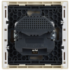 Зарядка USB (А+A) с розеткой FORTE&PIANO 3,1А FP445 (ваниль) FP-R14-16-U21-D31-K10