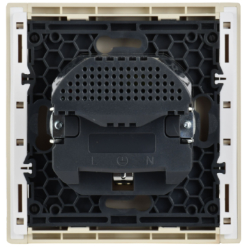 Зарядка USB (А+A) с розеткой FORTE&PIANO 3,1А FP445 (ваниль) FP-R14-16-U21-D31-K10