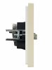 Розетка TV+SAT FORTE&PIANO FP438 (ваниль) FP-AF20-O-K10