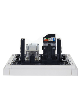 Розетка TV+RJ45 кат.5E FORTE&PIANO FP236 (белый) FP-AK20-1-K01