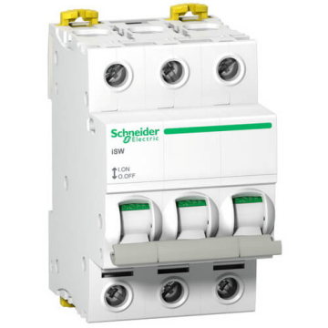 Рубильник iSW Acti 9 100А Schneider Electric 3полюса 3модуля A9S65391