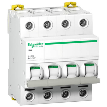 Рубильник iSW Acti 9 63А Schneider Electric 4полюса 4модуля A9S65463