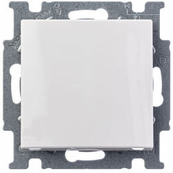 Кнопочный выключатель ABB Basic 55 (альпийский белый) 2CKA001413A1080