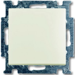 Кнопочный выключатель ABB Basic 55 (шале-белый) 2CKA001413A1099
