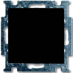 Выключатель ABB Basic 55 одноклавишный (шато-чёрный) 2CKA001012A2174