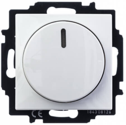 Светорегулятор LED ABB Basic 55 2-100Вт (альпийский белый) 2CKA006512A0335+2CKA006599A2928