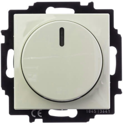 Светорегулятор LED ABB Basic 55 2-100Вт (шале-белый) 2CKA006512A0335+2CKA006599A2992