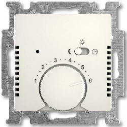 Терморегулятор ABB Basic 55 (шале-белый) 2CKA001032A0498+2CKA001710A3939