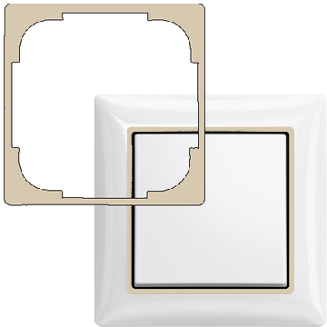 Декоративная вставка в рамку ABB Basic 55 (слоновая кость) 2516-92 2CKA001726A0220