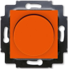 Светорегулятор ABB Levit нажимной 60-600Вт (оранжевый/дымчатый чёрный) 3294H-A02247 66W 2CHH942247A6066