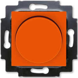Светорегулятор ABB Levit LED 2-400Вт (оранжевый/дымчатый чёрный) в сборе 2CKA006512A0345+2CHH940123A4066