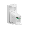 Компьютерная розетка Avanti RJ-45 модульная, кат. 6 со шторкой 1 модуль (белое облако) 4400291