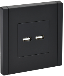 Розетка USB A+A FORTE&PIANO 3,1А FP149 (черный) FP-U21-D31-K02