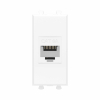 Компьютерная розетка DKC Avanti RJ-45 без шторки кат. 6А 1 модуль (белое облако) 4400671