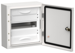 Щит металлический навесной IEK TITAN 5 ЩРн-12 (1х12) 335х310х140 IP54 белый TI5-50-N-012-54