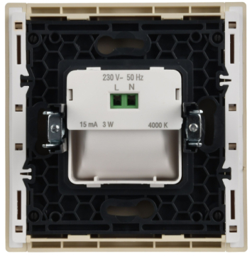 Подсветка LED IEK FORTE&PIANO встраиваемая FP457 (ваниль) FP-FL20-K10
