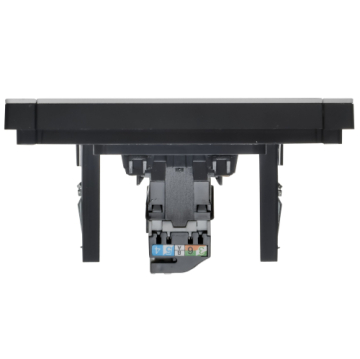 Розетка компьютерная FORTE&PIANO RJ45 кат.5E FP732M (металл никель) FP-K10-1-M-K50