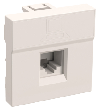 Розетка информационная IEK PRIMER RJ-45 UTP кат 5e 2 модуля РКИ-20-00-П CKK-40D-RI2-K01