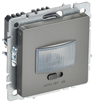Датчик движения IEK BRITE сталь ДС10-1-БрС BR-MS10-N-150-05-K46