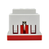 Розетка IEK PRIMER 2P+E со шторками 2 модуля РКС-20-32-П-К (красный) PR-KK40D-RSZH-2-2-K04