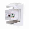 Компьютерная розетка DKC Viva RJ45 кат. 6 8P8C (белая) 1мод 45058