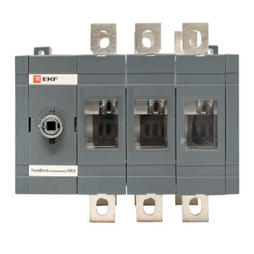 Рубильник реверсивный EKF TwinBlock 160A 3P без рукоятки управления tb-s-160-3p-rev