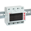 Трехфазное реле напряжения и тока с дисп. MRVA 63A EKF MRVA-3-63A-v2