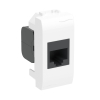 Компьютерная розетка Brava RJ-45 кат. 5е 1 модуль (белый) 76654B