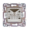 Вывод кабеля IEK SKANDY SK-O01S (серебряный) SK-VK10-0-K23