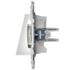 Вывод кабеля IEK SKANDY SK-O01W (арктический белый) SK-VK10-0-K01