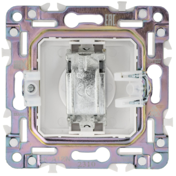Розетка TV оконечная IEK SKANDY SK-A12N (никель) SK-A10-O-K50