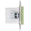 Розетка USB A+C 18Вт IEK SKANDY SK-R13G (мятный) SK-U22-018-K06