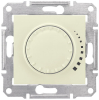 Светорегулятор 60-500 Вт Sedna проходной, емкостный (бежевый) SDN2200547