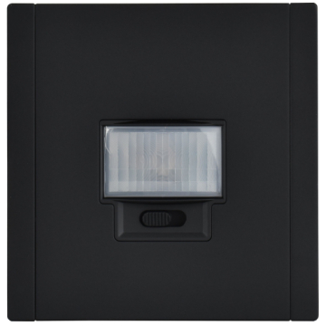 Датчик движения FORTE&PIANO IEK с LED подсветкой FP155M (металл черный) FP-MS10-N-150-05-M-K02