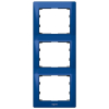 Рамка Galea life трехместная вертикальная (синий) 771917