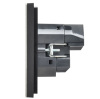 Зарядка USB (А+A) с розеткой IEK FORTE&PIANO 3,1А FP645M (металл шампань) FP-R14-16-U21-D31-M-K37