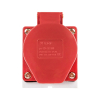 EKF PROxima Розетка стационарная наружная 124 3Р+РЕ 32А 380В IP44 ps-124-32-380